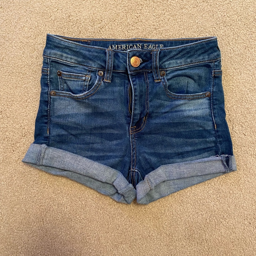 American eagle denim shorts